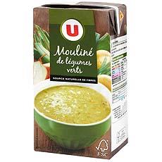 Soupe moulinee aux legumes verts U, 1l