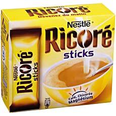 Cafe soluble a la chicoree RICORE, 10 sticks, 50g