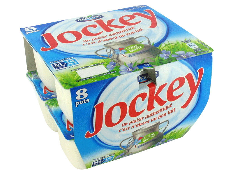 Jockey au lait demi ecreme 20%