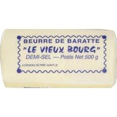 Le Vieux Bourg, Beurre de baratte demi-sel, la plaquette de 500g