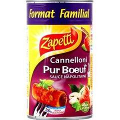 Cannelloni pur boeuf sauce Napolitaine ZAPETTI, 1,2kg