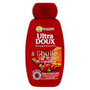 Ultra Doux shampooing huile d'argan et cranberry 2x250ml