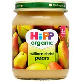 HiPP Organic Stage 1 From 4 Months William Christ Pears 6 x 125 g (Pack of 2, Total 12 Pots)