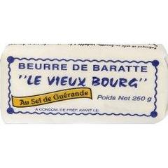 Le Vieux Bourg, Beurre de baratte demi-sel, au sel de Guerande, la plaquette de 250g