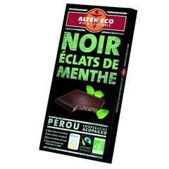 Alter Eco chocolat noir menthe 100g