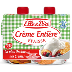 Crème épaisse Elle & Vire Entière 34cl
