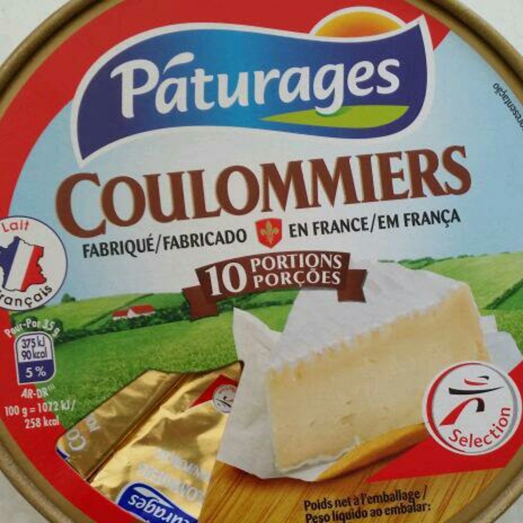 Pâturages Coulommiers en portions le fromage de 350 g