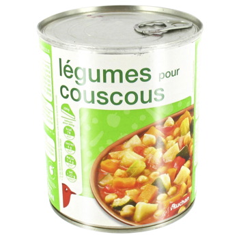 Auchan legumes pour couscous 800g