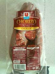 Chorizo doux superieur pur porc U, 225g