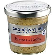 Rillettes de crabe GROIX ET NATURE, 100g