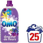 OMO Lessive Liquide Douceur de Fleurs/Jasmin 1,75 L 25 Lavages