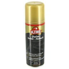 Kiwi renovateur daim/nubuck noir aerosol 200ml
