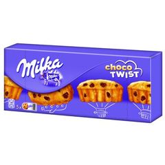 Choco Twist - 5 Gateaux Gateau fourre aux pepites de chocolat au lait du pays Alpin