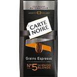 Café grains expresso N°5 torréfaction blonde CARTE NOIRE, 250g