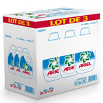 Ariel liquide 3x40 lessive alpine
