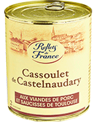 Cassoulet de Castelnaudary aux viandes de porc et saucisse