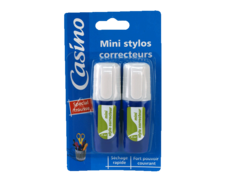 2 mini stylos correcteurs