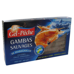 Gambas sauvages entieres crues
