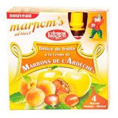 Clément Faugier Marpom's Abricot 4 x 85 g - Lot de 4