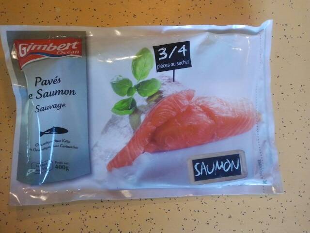 3 à 4 Pavés de saumon 400g