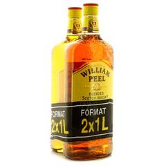 William Peel Whisky 2x1L 40%VOL Lot filmé