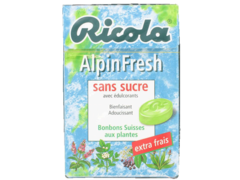 Bonbons Alpin fresh Ricola Sans sucre 50g