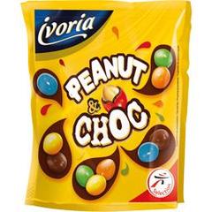 Ivoria, Cacahuetes enrobees de chocolat colorees, la sachet de 300g