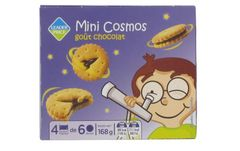 Mini Cosmos, biscuit fourré rond au chocolat 168g