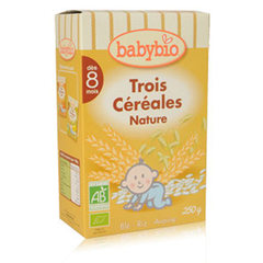 BabybiO TROIS CEREALE nature Des 8 mois 250g