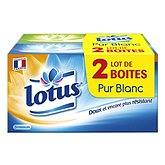 Mouchoirs Lotus Blanc 2x90