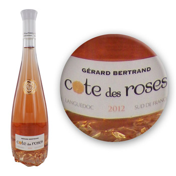Languedoc AOP rosé Côte Des Roses, bouteille de 75cl