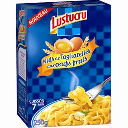 Lustucru, Nids de Tagliatelles aux œufs frais, la boite de 250 g