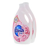 Lessive liquide Dash 2en1 Pivoine jasmin 2x2,6L