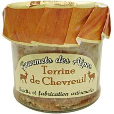 Terrine de chevreuil GOURMETS DES ALPES, 180g