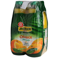 Jus d'orange Jafaden Sans pulpe pur 4x1l