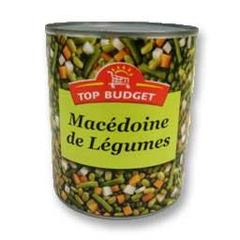Macedoine de legumes, la boite, 850ml