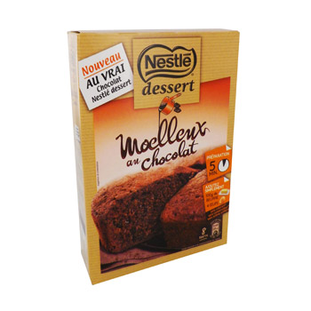 Moelleux au chocolat Nestle paquet 344g