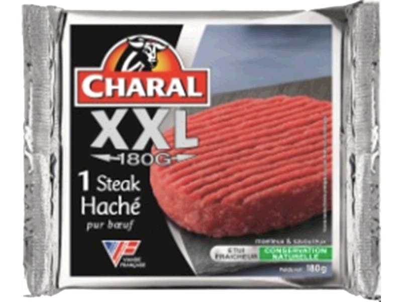 Steak hache XXL 15% de MG CHARAL, 180g