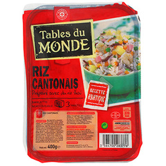 Riz cantonnais Tables du Monde 400g