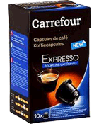Capsules de cafe Expresso decafeine