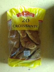 Croissants x20, le paquet, 800g