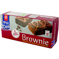Brownies Chocolat/Pepites x8 240g