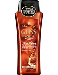Gliss Shampooing pour Cheveux Très Secs Huile Idéale Marula Flacon de 250 ml