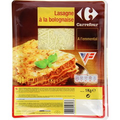 Lasagne a la Bolognaise, a l'emmental