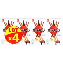Mikado chocolat au lait 4x90g
