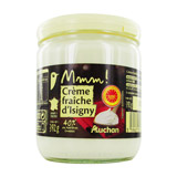 AUCHAN Mmm ! : Crème fraiche d'Isigny épaisse AOP