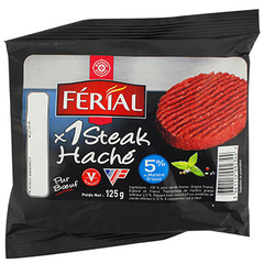 Steak hache Ferial Longpack 5%MG 125g