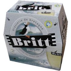 Biere blanche britt, 4,8% vol 6x25cl