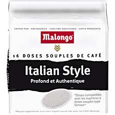 Malongo italien style dosette x16 -112g