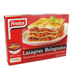 Lasagnes bolognaise FINDUS, 600g